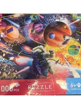 1000-Piece Space Exploration Jigsaw Puzzle For Adults & Kids 510x690mm Starry Sk